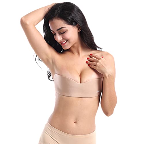 starich Klebe-BH Tape mit 6 Paar Nippel-Pads, DIY Lift Boob Job Busen-Tape, Stark klebender, Nippelpads Wasserdichter und Atmungsaktiver, Hochzeitskleid Rückenfreier BH für alle Cups