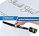 Homewit 60 Versandbeutel Plastik 250 x 350mm mitThank You Versandtaschen Blickdicht und Reißfest, Tragbare Versandbeutel,Versandumschläge mit Selbstklebendem Streifen -Weiß
