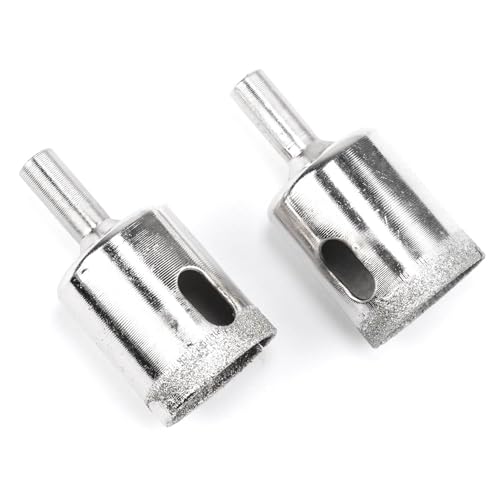 Set de 2 fresas diamantadas 25 mm diámetro, vástago 7 mm miniatura 1
