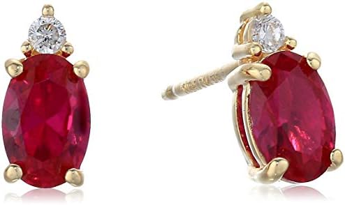 18K Yellow Gold Plated Sterling Silver Stud Earrings