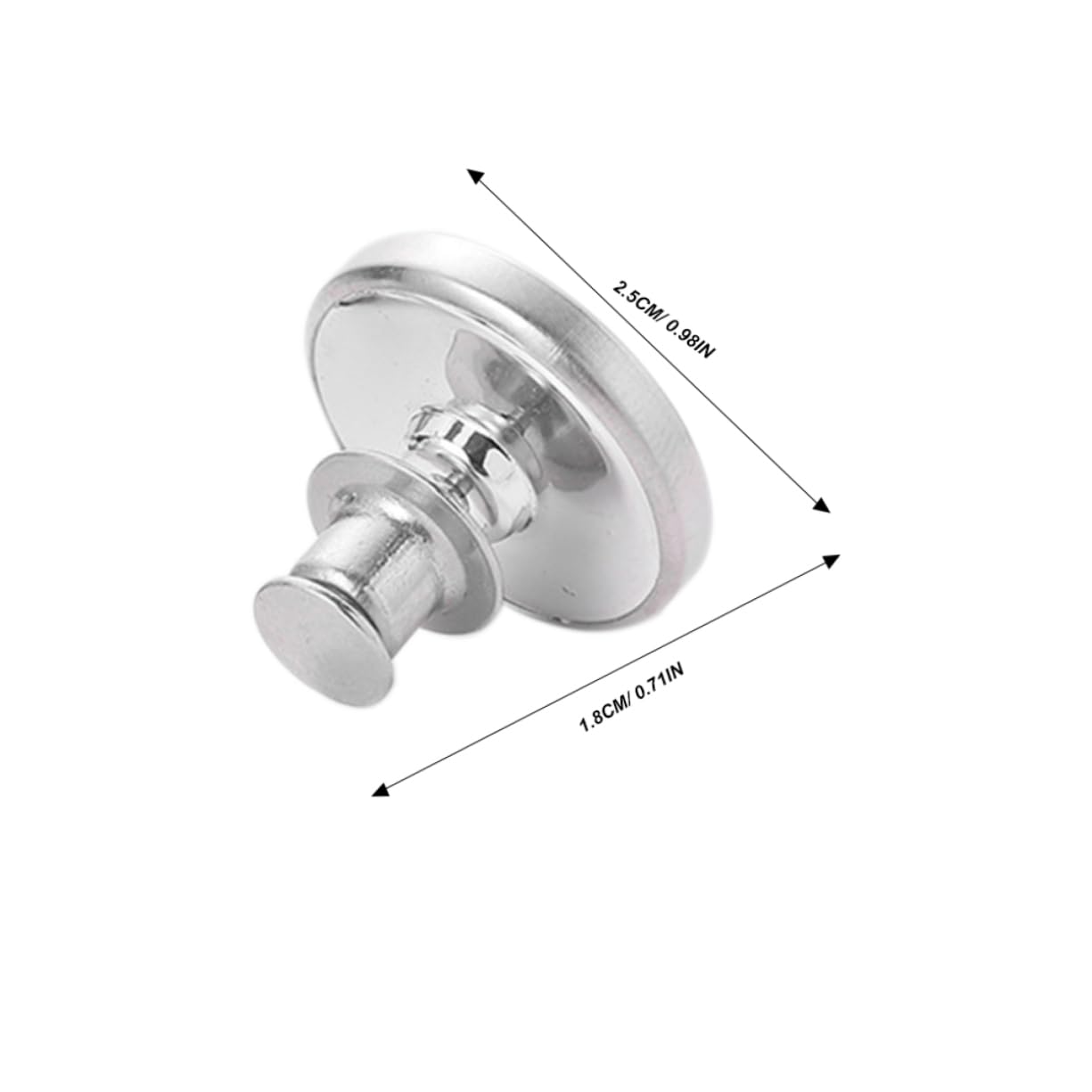 Alipis 24paires Boucles Magnétiques pour Rideaux Attaches Antifuites Faciles à Installer Et Réutilisables pour Décoration De Fenêtre Toutes