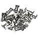 iuniq 50Pcs T8 LED Bulbs Clips Holder, Stainless Steel, White, LED Bulb Clips, Modern Style, Indoor Use