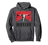 Vintage Johnson Name 90s Personalized Men Women Kids Pullover Hoodie