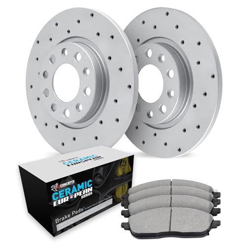 Image of R1 Concepts Rear Brake Kit Fits 2007-2008 Mercedes-Benz CL550
