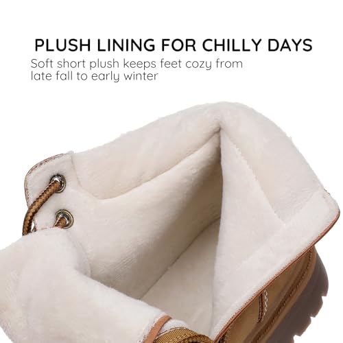 Apakowa Toddler & Little Kid Boys Girls Boots Fall Early Winter Work Boots with Side Zipper (Toddler/Little Kid)4