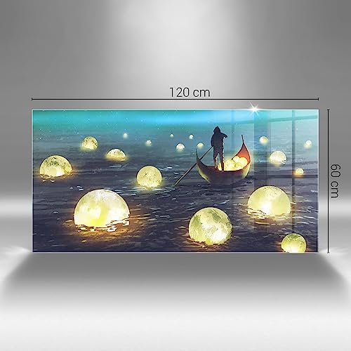 Verre d'art moderne Wallfluent au rendu brillant exceptionnel - 4