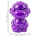 KONG Rewards Zoolooz Treat Dispenser Toy – Interactive Enrichment Puzzle for Dogs – Dispenses Treats & Kibble – Use Ziggies – Assorted Animals (Purple Monkey)