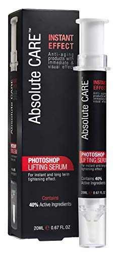 Absolute Care Photoshop Lifting Serum For instant tightening effect contains 40% different active ingredients that work synergistically to lift and smooth out wrinkles in the eyes area