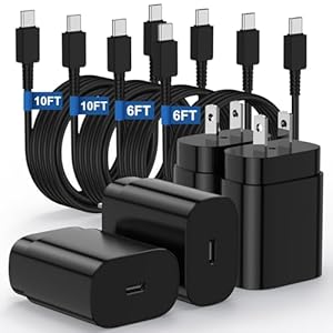Essri – Cargador de teléfono (4 unidades, 1,8 mx 2 + 3 mx2