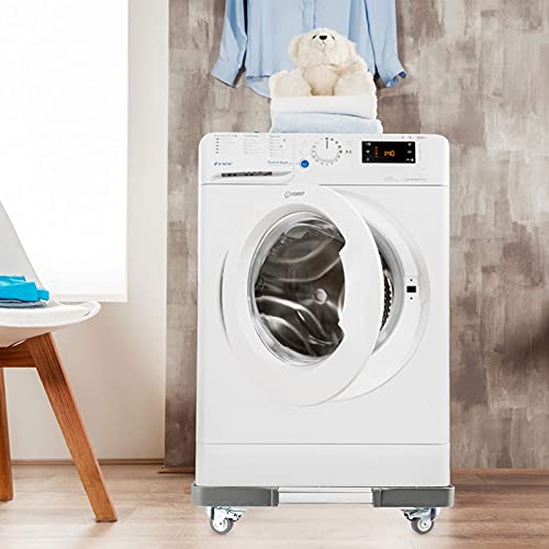 Hakzeon 2 Packs Telescopic Furniture Dolly With 4 Locking Swivel Wheels, Movable Stand Base Adjustable Washer Roller Dolly, Moving Cart For Washing Machine, Refrigerator, Dryer, Load Up 480 Lb #TOP5