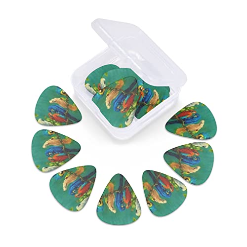 Parrots Birds Lot de 12 médiators fins moyens et lourds pour guitares acoustiques électriques - Les Beatles, Paul McCartney, John Lennon, RIngo Starr, George Harrison Parrots Birds Lot de 12 médiators fins moyens et lourds pour guitares acoustiques électriques – Image 7