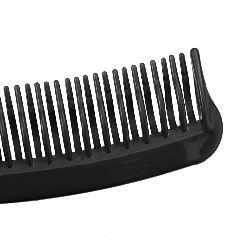 Peine desenredante doble fila para cabello rizado negro miniatura 5