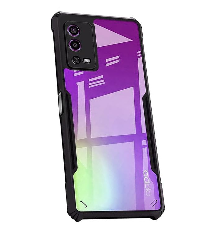 COBERTA Back Cover for Oppo A55 Back Cover Case - Black Transparent (B0CGLJ5LK4) Amazon Price History, Amazon Price Tracker