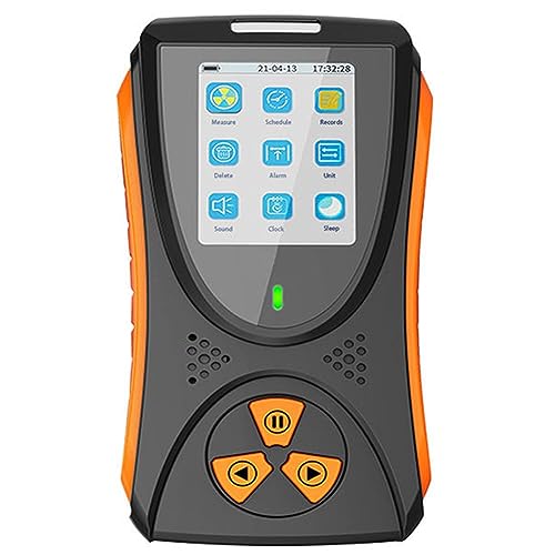 VIOLK Detector de radiación con Contador Geiger, dosímetro de radiación Personal, Rayos X Beta Gamma, probadores múltiples, Monitor de radiación Nuclear portátil en Tiempo Real con Pantalla LCD