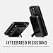 Ridge Magnetic Power Bank Fast Charging - Compatible with MagSafe - Portable Charger Power Bank - with Built in Cable and Wireless Charging, 5-in-1 Charging & Magnetic Attachment (Matte Black)