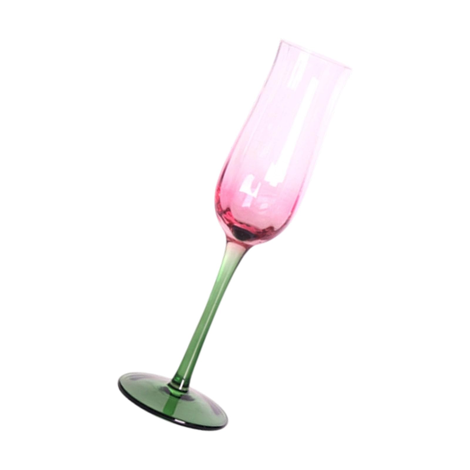 Handcrafted Red Wine Glass Elegant Drinking Cup for Champagne and Beverages Elegant Party Home Drinkware Red Gradients Stems Glass for Wine Cocktails Beverages Drinkware Stemwares for Champagne