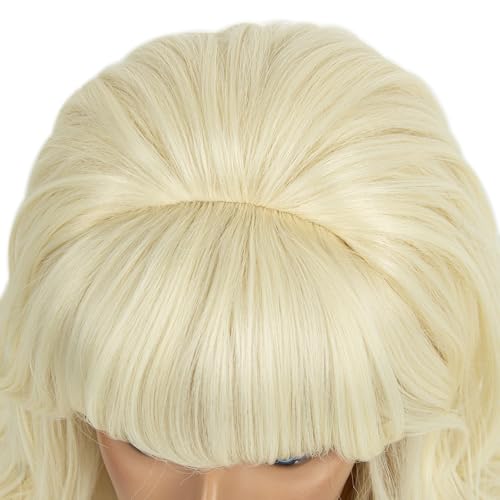 Image of H&Bwig 60s Retro Beehive Wigs for Women 70s Classic Style Cosplay Wig (long-Blonde)