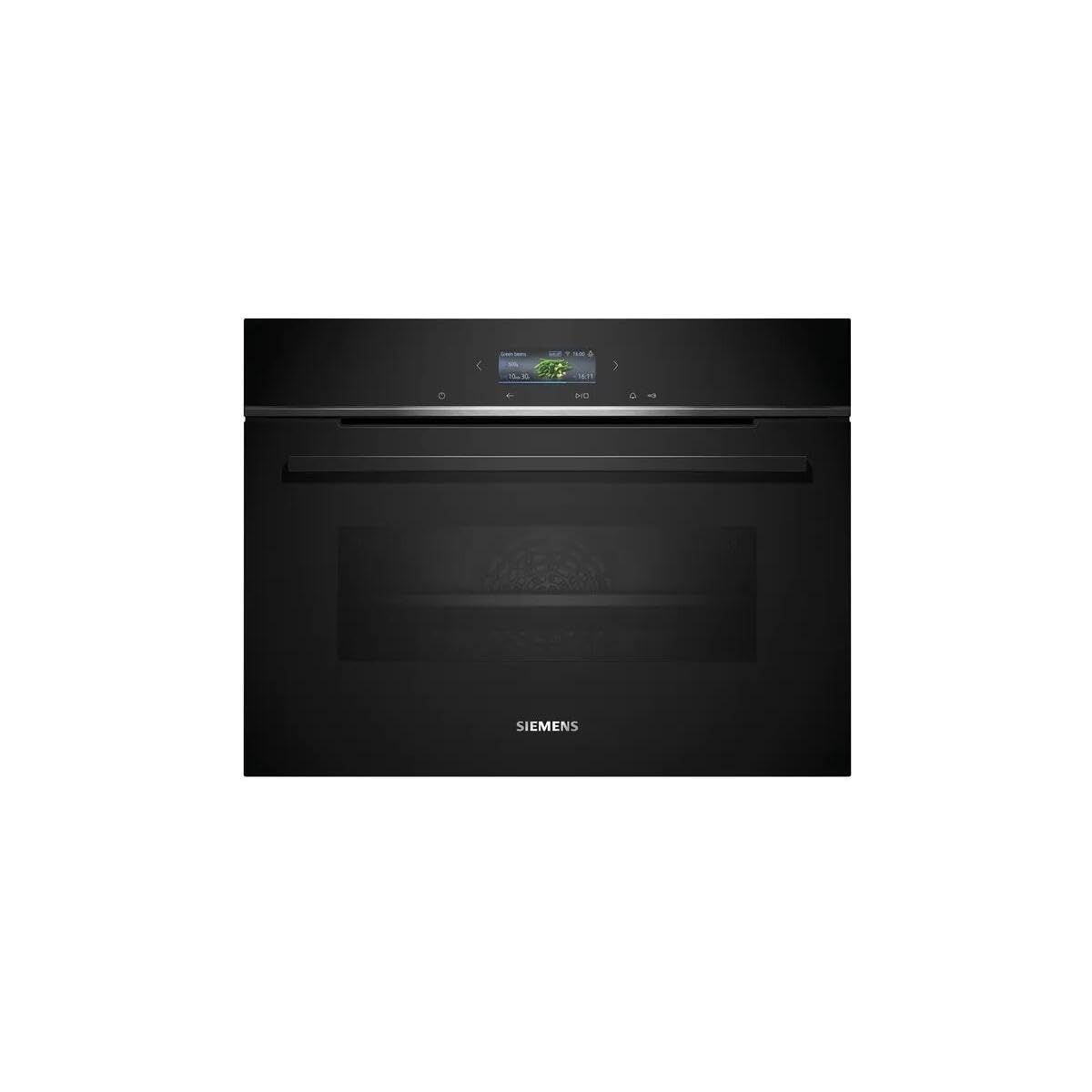 SIEMENS Four encastrable pyrolyse CB774G1B1, IQ700, Compact, 11 modes de cuissons