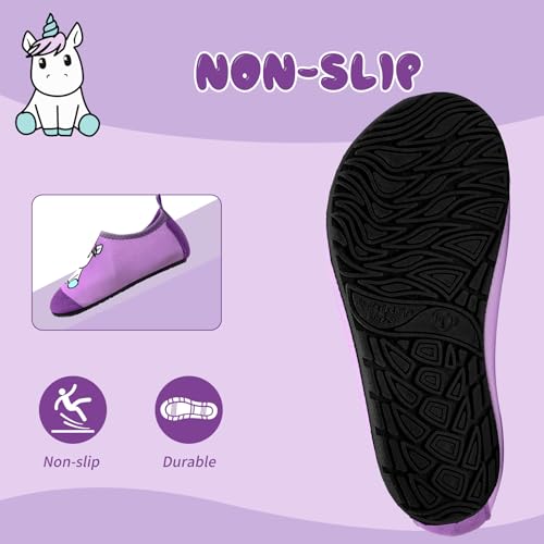 Image of Kids Water Shoes Girls Boys Outdoor Quick Dry Barefoot Aqua Socks for Toddler Sport Beach Swim Surf