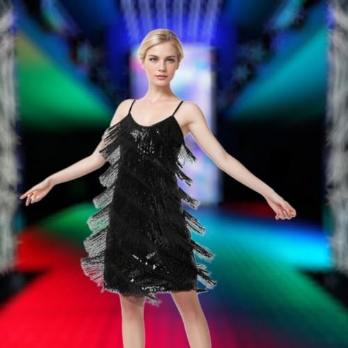 Costume de spectacle féminin pour danse latine et finitions à paillettes Hrippy - 4