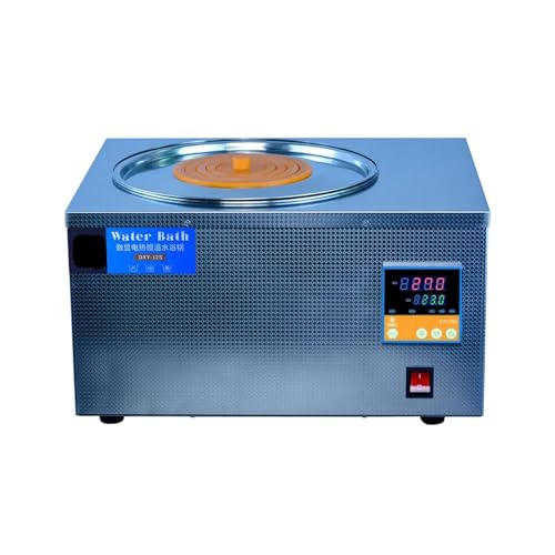 DXY Stainless Steel Water Bath Laboratory Heater Lab Equipment Heating Thermostatic Devices LCD Display 12L+Timing Function for Chemistry(DXY-12S-Timing)