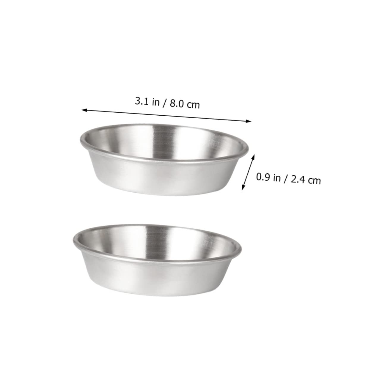 Dessous De Verre Rond En Inox – Pour Sachets De Thé, Apéritifs, Sushi, épices
