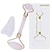 Jade Roller Gua Sha Set-Jade Roller For Face 2019 UPGRADED FGXJKGH Facial Roller Massager Body Eyes Neck Massager Tool for Eye Puffiness,Aging Release Pressure-100% Original Natural Jade Stone (PINK)