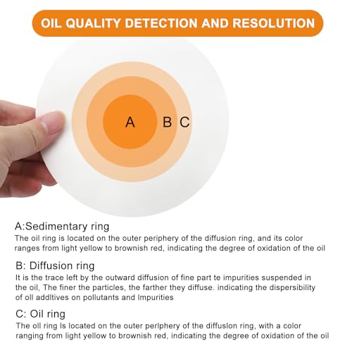 100 Stück Filterpapier Rund Weiß,Qualitatives Labor Filterpapier,mit mittlerer Fließgeschwindigkeit,für Laborbedarf Chemische Anwendungen Ölindustrie-Test(12.5cm)