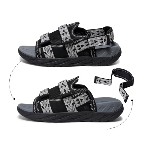 CAMEL CROWN Men's Hiking Sandals Anti-slipping Athletic Water Shoes with Arch Support Adjustable Straps Summer Sandal