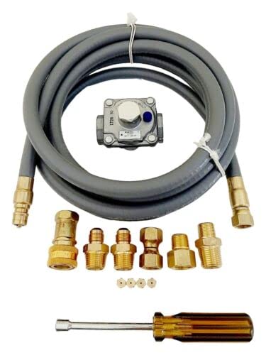 FIREJACK Natural Gas (NG) Conversion Kit for Weber Genesis II E-410/SE-410 (Front Controls)