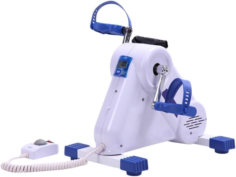 BXKCFYBSQ Under Desk Bike Pedal Exerciser - LCD Display & Adjustable Resistance