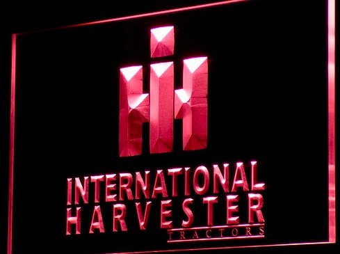 Bayyon International Harvester Tractor Neon Light Sign 12x8Inch