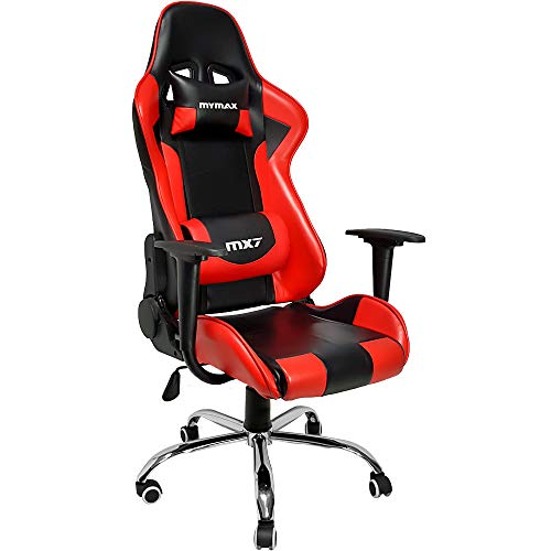 Cadeira Gamer Mx7, Mymax, 25.008788, Vermelho/ Preto