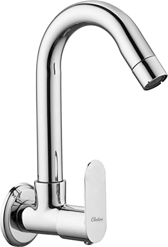 Clinton Opal Brass Sink Tap with Flange for Kitchen/Bathroom Pillar Tap Faucet (Wall Mount Installation Type) Opal Brass Sink tap-1 (B0D2THNRYM) Amazon Price History, Amazon Price Tracker