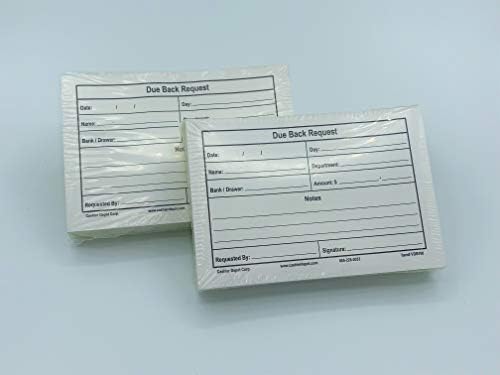 amazon com cashier depot hotels motels front desk vouchers due back office products