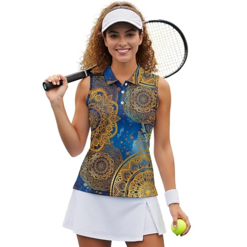 Haut de tennis sans manches pour femme idéal pour vos entraînements et après-midis au club