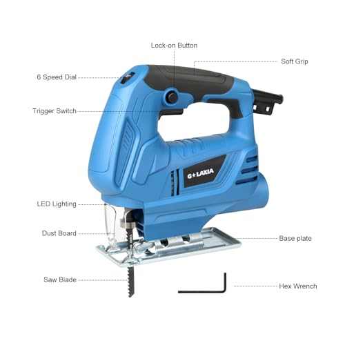 G LAXIA 4.5 Amp LED Jig Saw