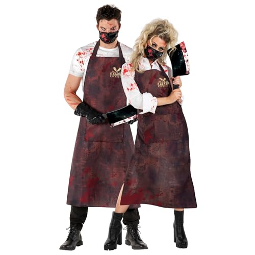 Morph Disfraz De Carnicero Asesino Adulto, Cocinero Terror, Halloween Hombre