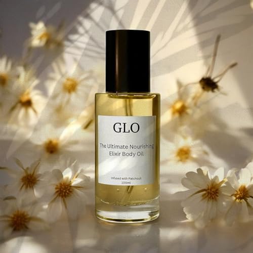 GLO Aceite Corporal Elixir Nutritivo con Aceites de Jojoba y Argán, para Piel Seca y Antienvejecimiento