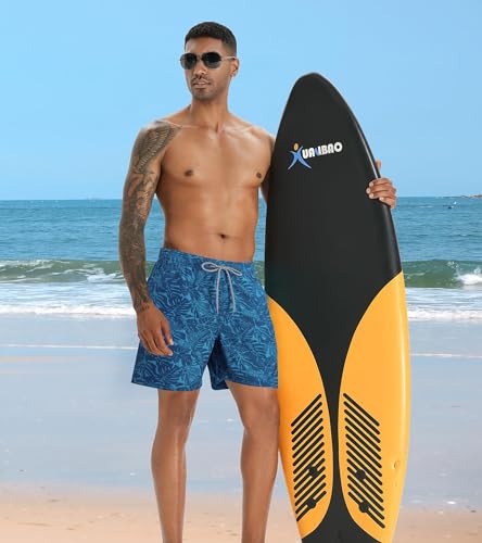 Image of APTRO Men's Swim Trunks with Compression Liner 5 Inch Bathing Suit Beach Swimsuits