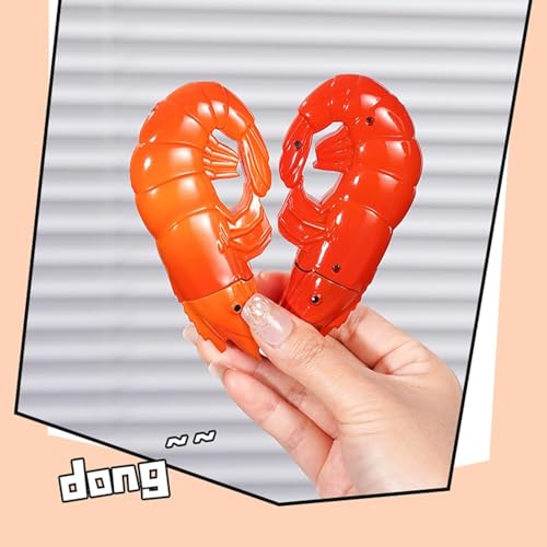 Encendedor con diseño creativo de camarones, recargable y ajustable miniatura 3
