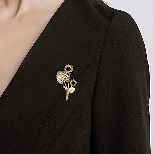 Image of Brooches And Pins For Women Fashion Elegant Flower Broches Lady Costume Jewelry Brooch Pins