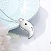 Collar Personalizado Yin Yang Taichi Colgante con 2 Nombres y 2 Piedras...