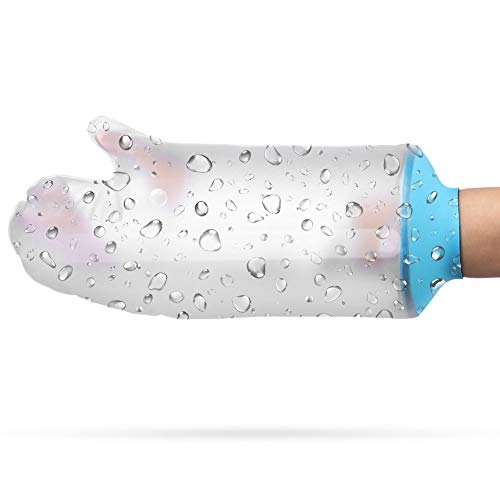 DOACT Cast Cover Showering Arm,Cast Waterproof Cover Hand, Waterproof Cast Protector Keeps Casts Bandage Dry, Adult Cast Bag Sleeve Covers for Fingers, Palms, Wrists, Elbow (Adult Hand 15" (38cm))