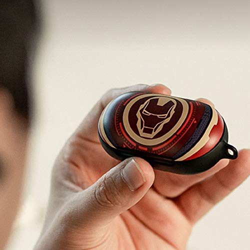 Colourful Case Cover for Samsung Galaxy Buds Earphone with Marvel Avengers  Character (Marvel Logo)