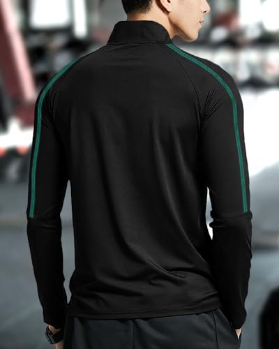Image of EYEBOGLER Men Polo Neck Solid Full Sleeve Regular Fit T-Shirt