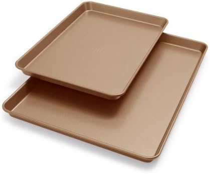 KitchenAid Professional-Grade Nonstick Jellyroll Pan and Baking Sheet KB2NSS95SHWT, Set of 2