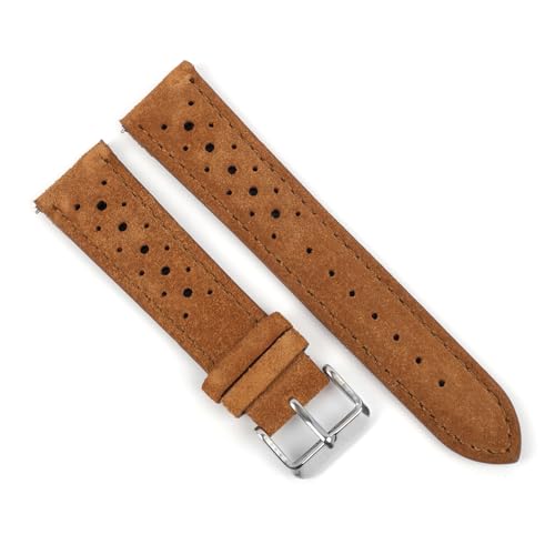 Onthelevel Suede Leather Watch Strap 18mm 19mm 20mm 21mm 22mm 24mm Rally Racing Watch Band With...