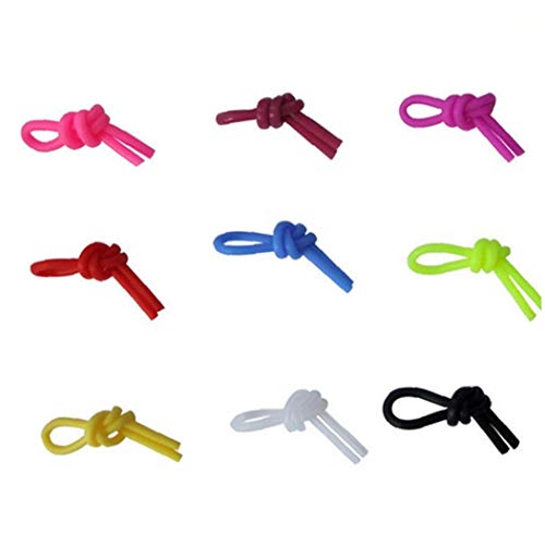 Raqueta De Tenis De Silicona Lazo Antivibrador Reducir La Raqueta De Vibraciones para El Tenis Squash Raquetbol Color Al Azar 10pcs