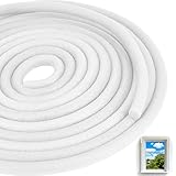 Backer Rod Foam Filler – 10m/32ft Flexible White Gap Filler for Sealant Support – Compressible Round Rod for Expansion Joints, Door Frames, Window Gaps, Road Cracks & Craft Projects